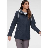 POLARINO Funktionsjacke POLARINO, Damen, Gr. 34, blau (marine), Obermaterial:
