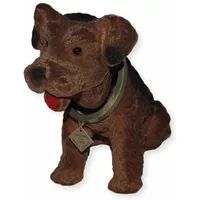 RAKSO Wackel Figur Hund Airedale Terrier Wackelfigur H 20,5