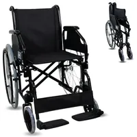 Mobiclinic Rollstuhl faltbar leicht schwarz