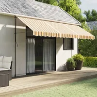 VidaXL Markisenbespannung 450 x 300 cm mehrfarbig gestreift