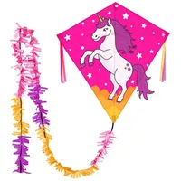 Wolkenstürmer Wolkenstürmer® Eddy Einhorn (pink-lila). Einleiner – flugfertig inkl.