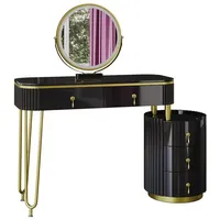 Vicco Schminktisch Charlène, 100 cm, mit LED-Spiegel