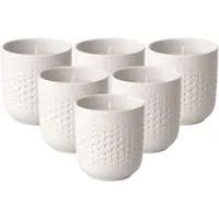 Villeroy & Boch Duftkerzen Weiß, Keramik, 9 cm, Dekoration,