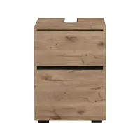Home Affaire Waschbeckenunterschrank HOME AFFAIRE "Wisla", braun (wiking eiche),