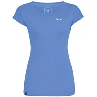 Salewa Puez Dry Kurzarm-t-shirt - Morning Blue Melange -