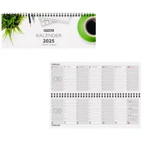 Stylex Schreibtischquerkalender 2025 / 56 Blatt / 1 Woche