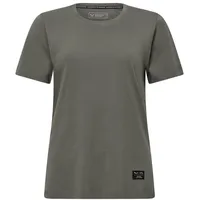 Salewa Eagle Logo Patch Kurzarm-t-shirt - Faded Green -