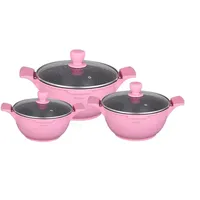 Cheffinger Kochtopfset 20-24-28cm 6-tlg Topf Induktion Alu Guss Geschirr