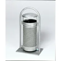 Proregal Abfallsammler Rohrbogenständer | 60/70 Liter, HxBxT 116,5x58x38cm |