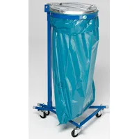 Proregal Mülleimer mit Metall-Deckel 100x49x52cm