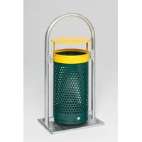 Proregal Abfallsammler Rohrbogenständer | 60/70 Liter, HxBxT 116,5x58x38cm |