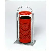 Proregal Abfallsammler Rohrbogenständer | 60/70 Liter, HxBxT 116,5x58x38cm |