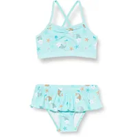 Playshoes Mädchen UV-Schutz Bikini Badeanzug Schwimmanzug Badebekleidung, Einhornmeerkatze, 98/104