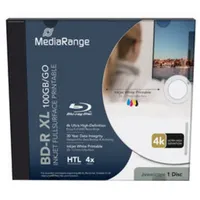 MediaRange BD-R XL 100GB, 4x, 1er Jewelcase, printable (MR520)