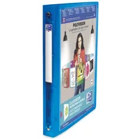 Oxford Präsentationsringbücher 4-Ringe transparent 3,0 cm DIN A4
