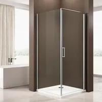 Bernstein Duschkabine Eckdusche Nano ESG-Sicherheitsglas EX416S 90x90x195cm