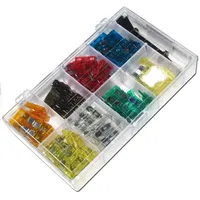 ChiliTec Kfz Flachsteck Sicherungen mit Sortiments-Box, 100-teilig