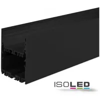 ISOLED LED Leuchtenprofil LAMP40 Up+Down Aluminium schwarz pulverbeschichtet
