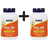 NOW Foods Flax Oil, 1000mg - 100 softgels EUR/kg)