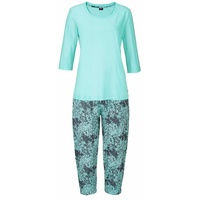 Buffalo Damen Capri-Pyjama mint Gr.48/50