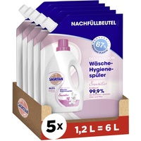 Sagrotan Wäsche-Hygienespüler Sensitiv Nachfüller – Desinfektionsspüler für hygienisch saubere