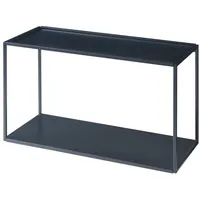 [en.casa] Wandregal Notodden 60x25x35cm Schwarz