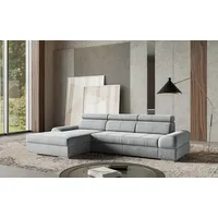 Sit&more Ecksofa SIT & MORE "Broadway L-Form", grau (hellgrau),