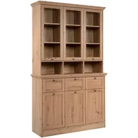 Livetastic Buffet Eiche Artisan, Metall, 9 Fächer, 3 Schubladen,