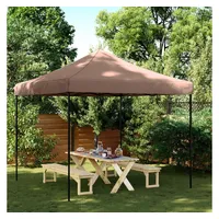 VidaXL Partyzelt Faltbar Pop-Up Braun 292x292x315 cm