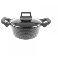 COFI Almina Kochtöpfe in Grau Aluminium-Druckguss mit Antihaftbeschichtung 2,4L