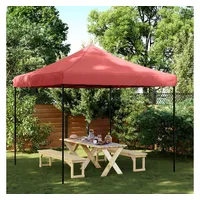 VidaXL Partyzelt Faltbar Pop-Up Burgunderrot 292x292x315 cm