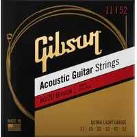 Gibson SAG-BRW11 Acoustic Ultra-Light 11-52 - Westerngitarrensaiten