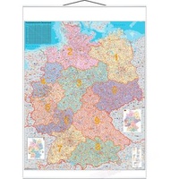 Franken Postleitzahlenkarte Karton