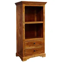 Massivmoebel24 Regal Akazie 68x44x140 honig lackiert OXFORD #01010
