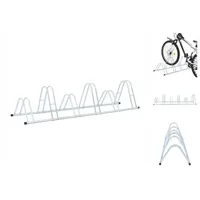 VidaXL Fahrradständer für 6 Fahrräder Freistehend Verzinkter Stahl