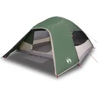 VidaXL Kuppel-Campingzelt 4 Personen Grün Wasserdicht