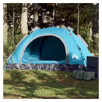 VidaXL Campingzelt 2 Personen Blau Quick Release