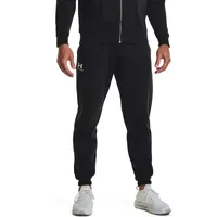 Under Armour Essential Fleece Joggers - black white -
