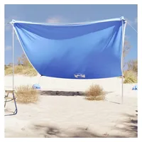 VidaXL Strand-Schattenzelt mit Sandsäcken Blau 304x300 cm