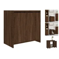 VidaXL Badschrank Braun Eichen-Optik 60x33x61 cm Holzwerkstoff