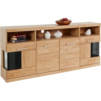 Home Affaire »Ribe,180cm breit, 9 Fächer«, Holz massiv, Holzwerkstoff,