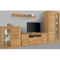 Home Affaire Wohnwand »Logo«, (Set, 4 St.), teilmassives Holz