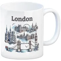 Speecheese Kaffeetasse 0,3 l Mehrfarbig