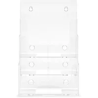 Magnetoplan Prospekthalter Mehrstufig 3 Stufen A4 Hochformat
