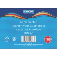 Stylex 400 Stylex Karteikarten DIN A6 weiss liniert