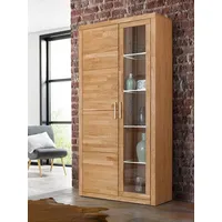 Home Affaire Vitrine »Logo,190cm hoch,42 cm tief,Fronten Massivholz,10Fächer« Korpus