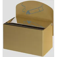 Proregal Robuster Wandascher mit Hinweisschild + Aufklebern | 0,8