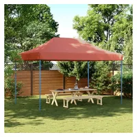 VidaXL Partyzelt Faltbar Pop-Up Terrakottarot 440x292x315 cm