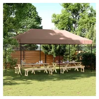 VidaXL Partyzelt Faltbar Pop-Up Braun 580x292x315 cm