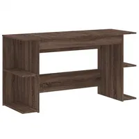 VidaXL Schreibtisch Braun Eichen-Optik 140x50x75 cm Holzwerkstoff